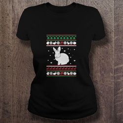 bunny ugly christmas sweater tee t-shirt