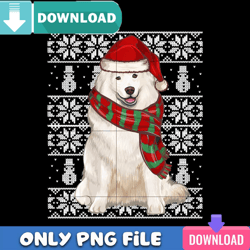 santa hat xmas white dog png best files design download