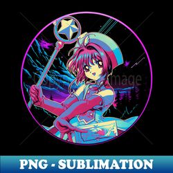 Retro Art Sakura Romance Japanese Anime - Instant PNG Sublimation Download - Defying the Norms