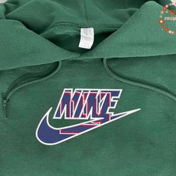 NIKE NFL New York Giants Embroidered Sweatshirt, NIKE NFL Sport Embroidered Sweatshirt, NFL Embroidered Shirt