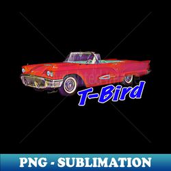 58 T-Bird Convertible - Sublimation-Ready PNG File - Perfect for Sublimation Mastery