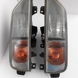 R33 Skyline Series 2 Sedan Fog Light Bumper Light Indicator, original Pair