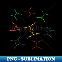 feynman diagrams with christmas vibes quantum field theory and particle physics - exclusive png sublimation download - stunning sublimation graphics