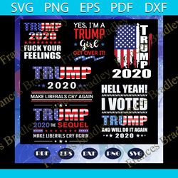 donald trump, donald trump svg, trump 2020 the sequel make liberals cry again svg, trump svg, donald trump, 2020 svg, fi
