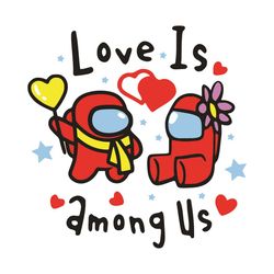 among us layered svg, valentine svg, love is among us svg, among us svg, impostor svg, impostor love svg, impostor coupl