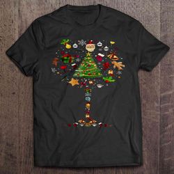 christmas wine glass shirt