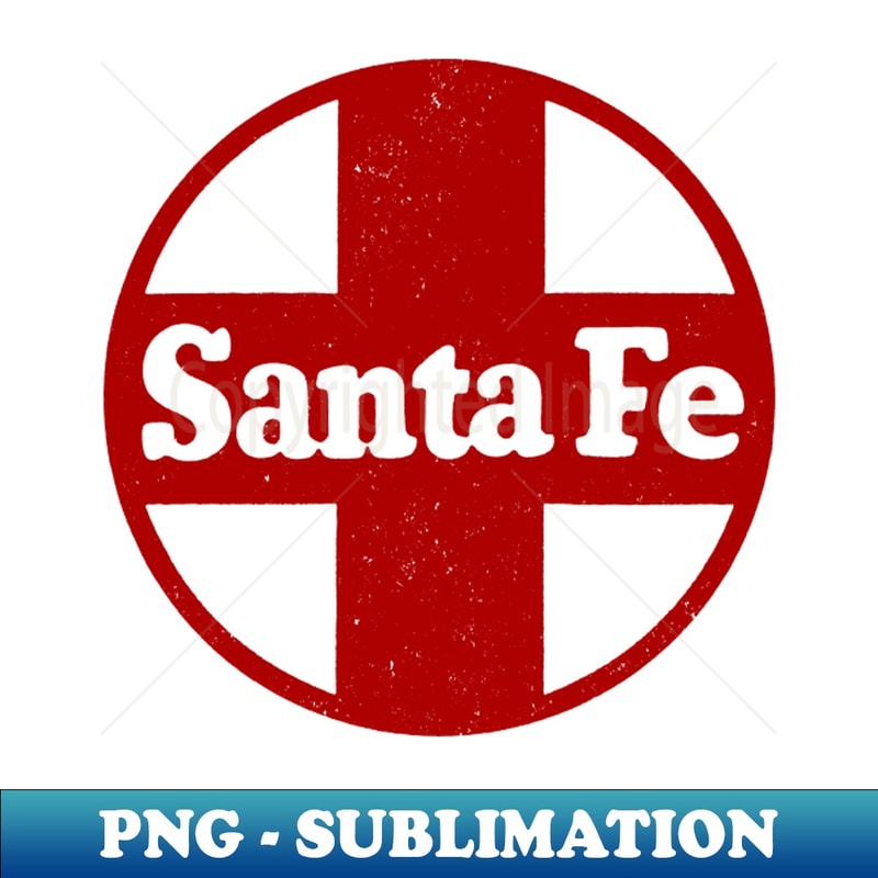 KC-20231109-22593_Santa Fe Railroad Vintage Round Red Logo Distressed 1219.jpg