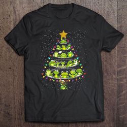 cute french bulldog santa hat christmas gift top