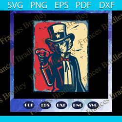 uncle sam wall mural, american svg, 4th of july svg, fourth of july svg, patriotic american svg, independence day svg, m