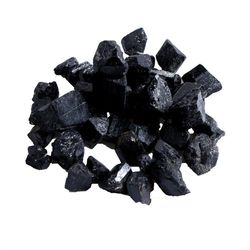 Migeet 50g Natural Black Crystal Tourmaline Rough Stone Rock Mineral Specimen Natural Mineral Stones