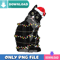 Black Cat Christmas PNG Perfect Sublimation Design Download.jpg