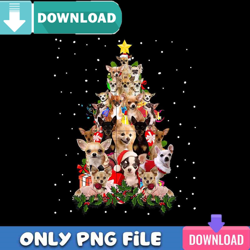 Chihuahua Christmas Lover Tree Png Best Files Design.jpg