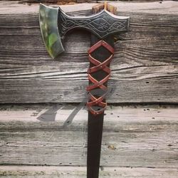 custom handmade viking axe carbon steel hatchet axe bearded nordic viking axe