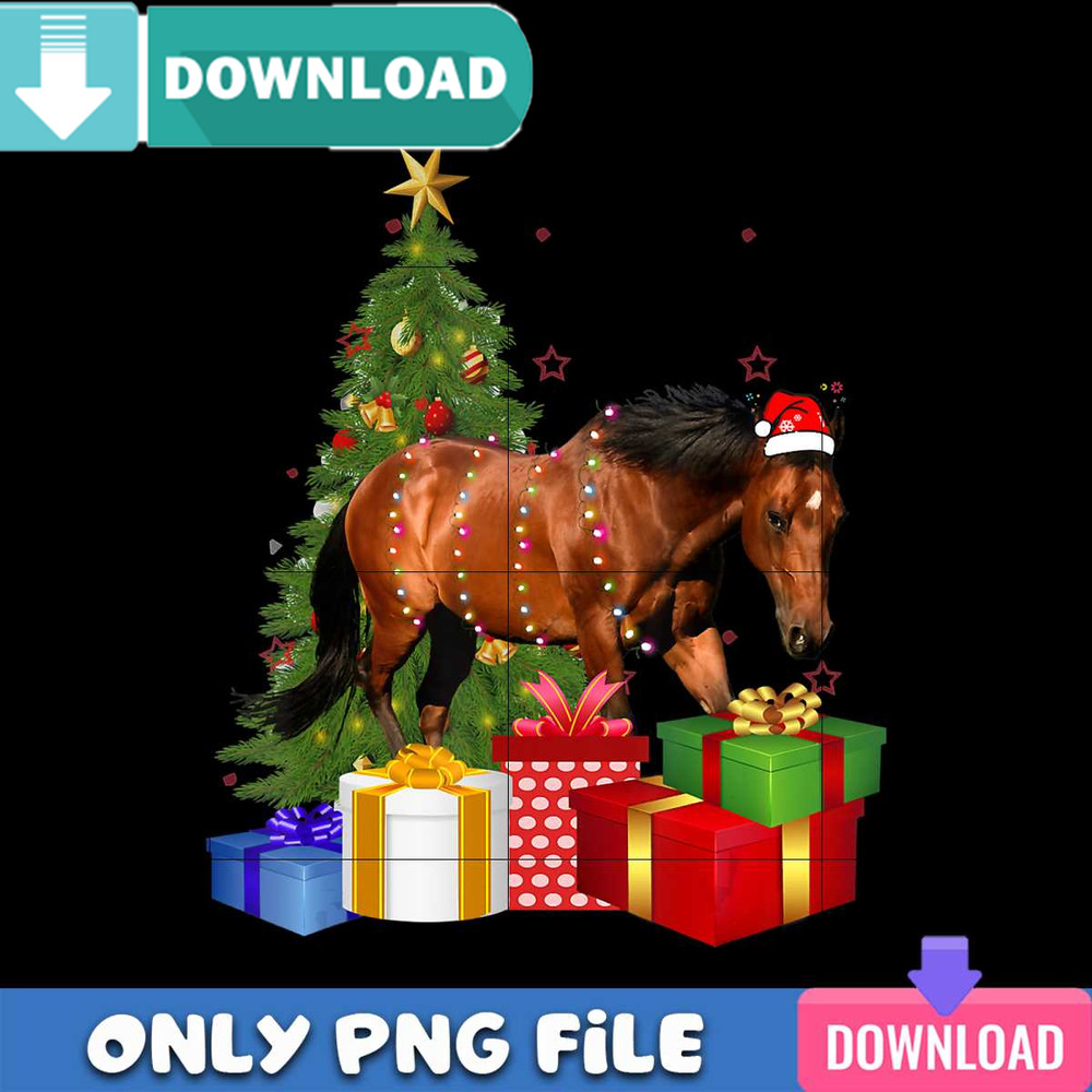 Santa Horse Christmas Png Best Files Design Download.jpg