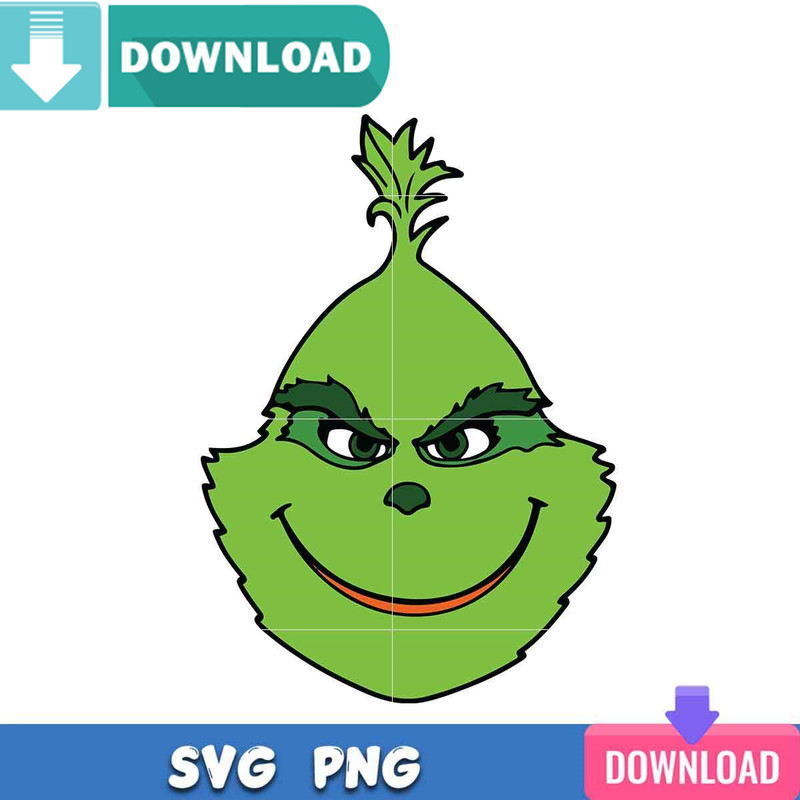Grinch Evil Face SVG Best Files for Cricut Svgtrending.jpg