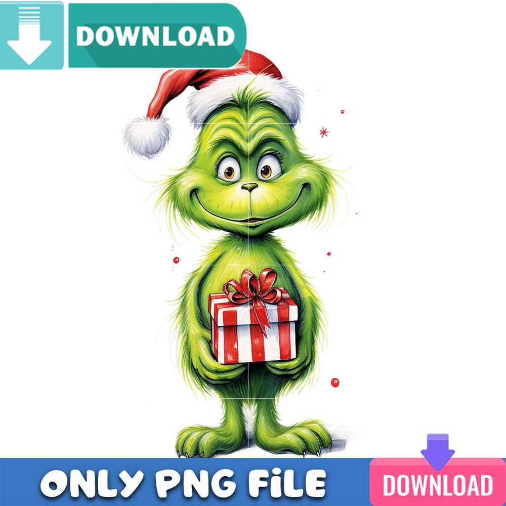 Grinch Have A Gift Png Best Files Design Download.jpg
