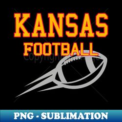 Kansas American Football - Vintage Sublimation PNG Download - Transform Your Sublimation Creations