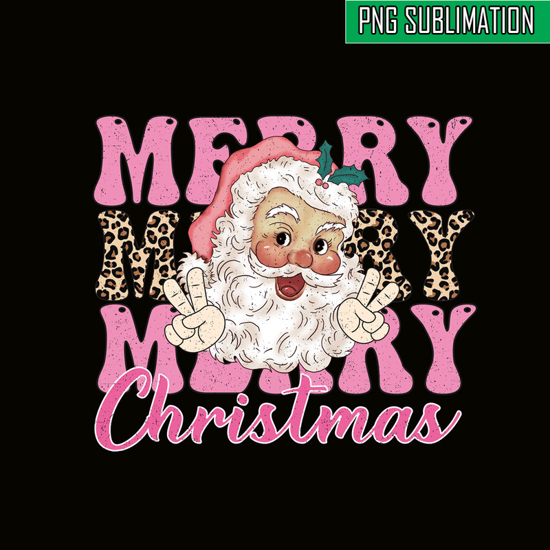 CRM08112340-Merry christmas santa pink png.png