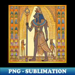 anubis egyptian deity - instant sublimation digital download - stunning sublimation graphics
