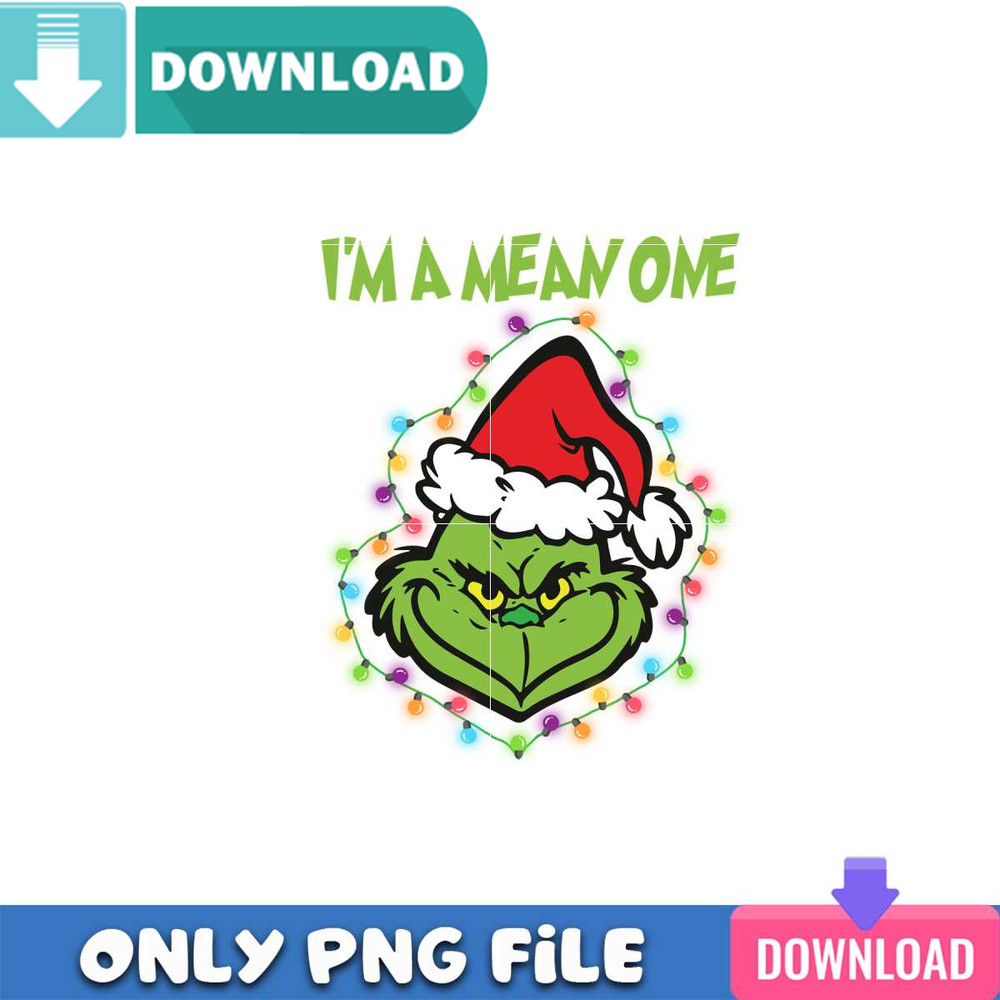 Mean Grinch Santa Hat PNG Mean Grinch Santa Hat PNG.jpg