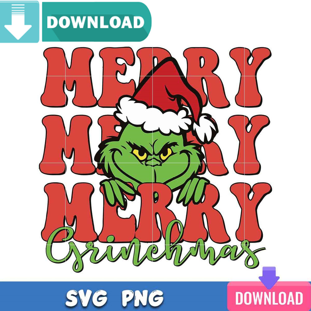 Merry Santa Grinchmas SVG Best Files for Cricut Svgtrending.jpg