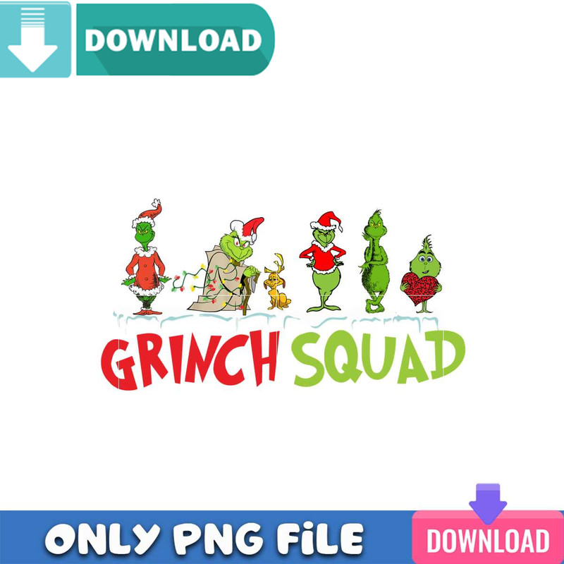Santa Grinch Squad PNG Perfect Sublimation Design Download.jpg
