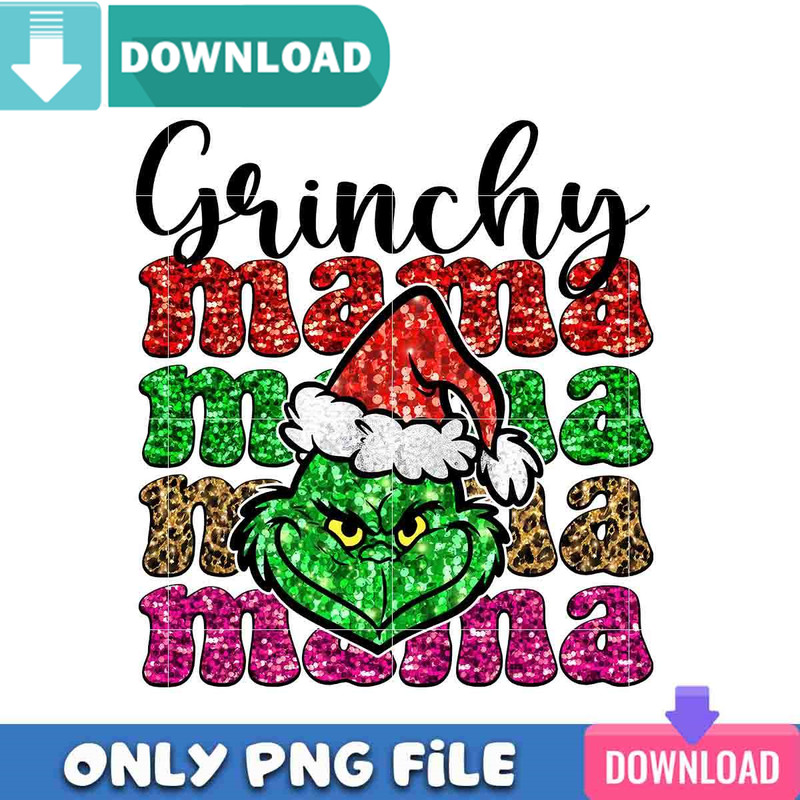 Twinkle Grinchy Mama PNG Perfect Sublimation Design Download.jpg