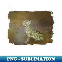 Bobcat Baby - Modern Sublimation PNG File - Create with Confidence