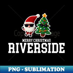 Riverside Xmas - Retro PNG Sublimation Digital Download - Stunning Sublimation Graphics