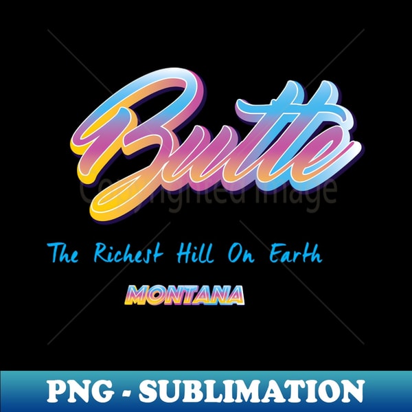 Butte Transparent Butte Montana - PNG Transparent Digital Download File for Su - Inspire ...