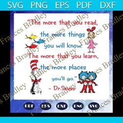 the most that you read svg, dr seuss svg, dr seuss bundle svg, dr seuss, dr seuss png, one fish svg, two fish svg, thing