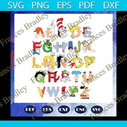 dr seuss alphabet svg, dr seuss bundle svg, dr seuss, dr seuss png, one fish svg, two fish svg, thing 1 svg, thing 2 svg