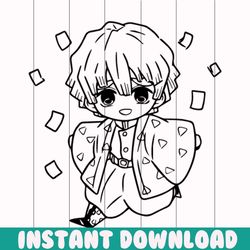 agatsuma zenitsu cute png, demon slayer kimetsu no yaiba png, anime png, manga cartoon png, demon slayer character png,