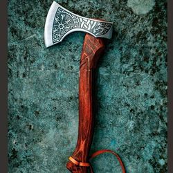 custom hand forged carbon steel tomahawk viking hatchet axe