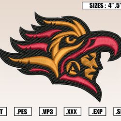 san diego state aztecs mascot embroidery designs, ncaa embroidery design file instant download
