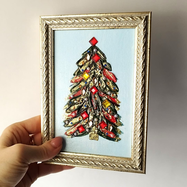 Christmas-tree-cute-acrylic-painting-art-wall decor-Christmas-gift.jpg