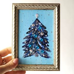 Christmas Tree Acrylic Painting - The Perfect New Year Gift
