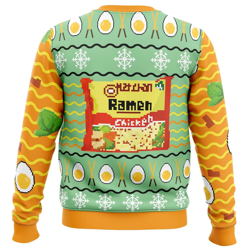 Ramen All Over Print Ugly Hoodie Zip 3D Hoodie 3D Ugly Christmas Sweater 3D Fleece Hoodie