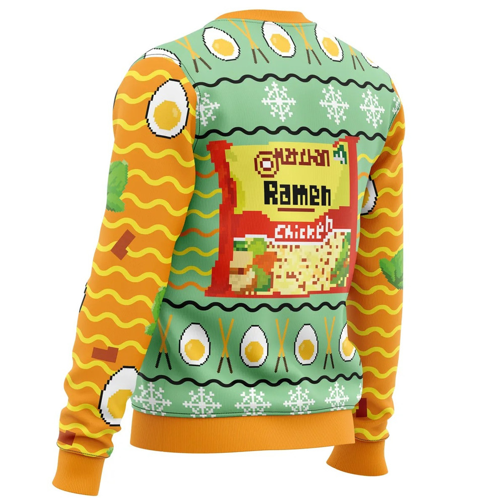 Ramen All Over Print Ugly Hoodie Zip 3D Hoodie 3D Ugly Christmas Sweater 3D Fleece Hoodie