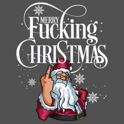 santa merry fucking christmas svg, christmas svg, xmas svg