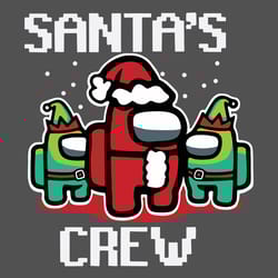santas crew svg, christmas svg, xmas svg