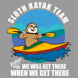 sloth kayak team svg, trending svg, sloth svg