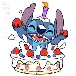 stitch birthday christmas svg, christmas svg, xmas svg