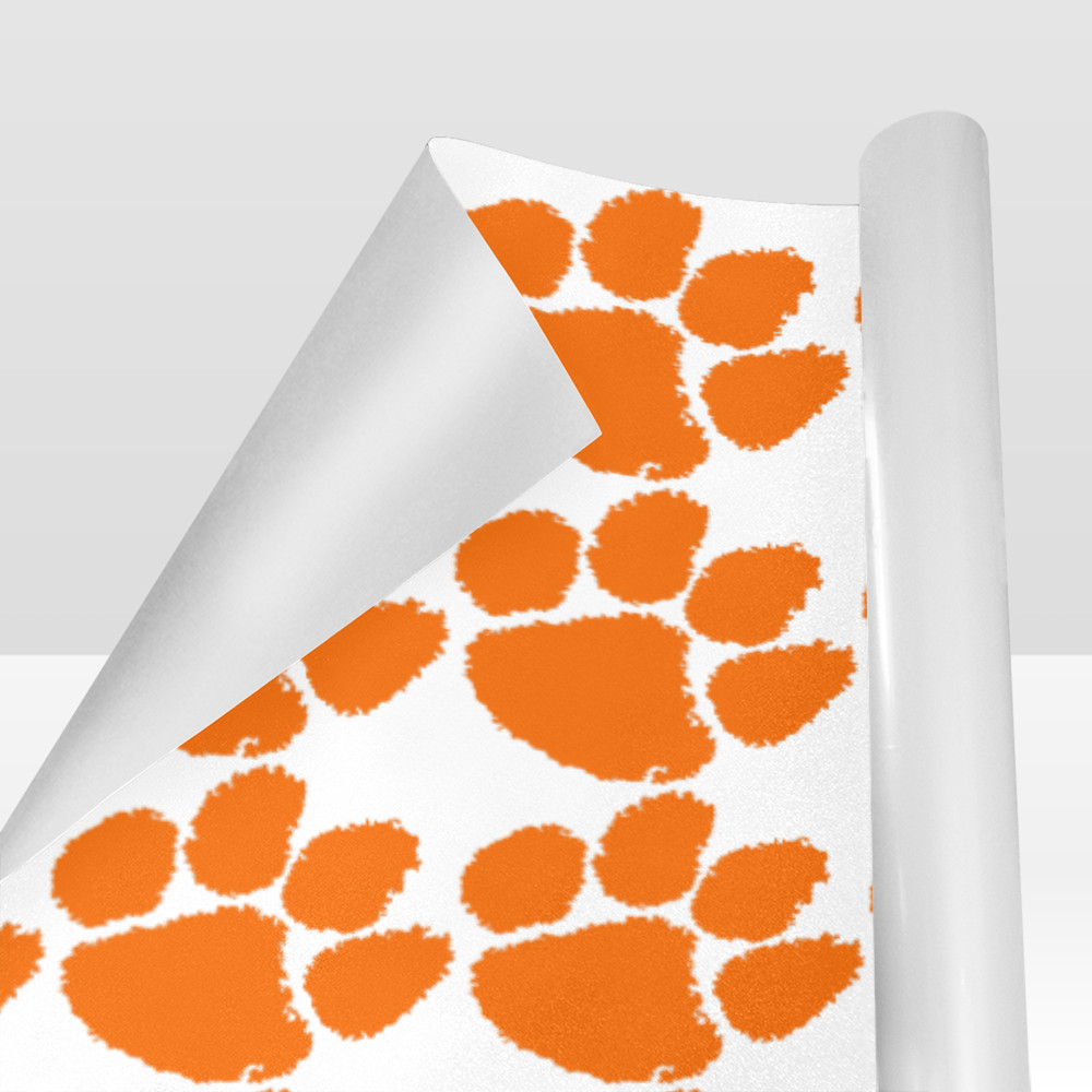 Clemson Tigers Gift Wrapping Paper.png