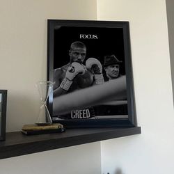 creed canvas, rocky balboa adonis creed 3 luxury canvas, motivational canvas, no framed, gift