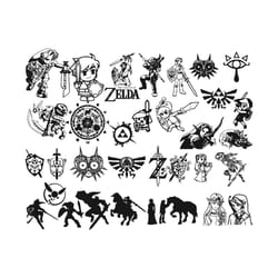 the legend of zelda svg bundle, trending svg, legend of zelda svg, zelda svg, zelda game svg, zelda logo svg, zelda vect