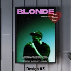 frank ocean canvas, frank ocean blonde album canvas, blonde album canvas , frank ocean print, frank ocean decor, frank o