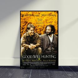 good will hunting movie canvas print, wall art, room decor, home decor, art canvas for gift, living room decor, vintage