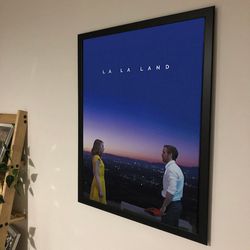 la la land movie canvas, noframed, gift