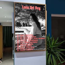 lana del rey canvas, lana del rey born to die album canvas, lana del rey print, lana del rey decor, lana del rey wall ar